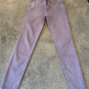White House Black Market Purple Skinny Jeans